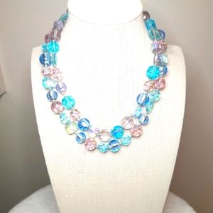 Glass Beaded multi layer necklace